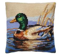 Collection D'Art CDA Stamped Cross Stitch kit Cushion Drake, 40x40cm, DIY
