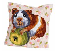 Collection D'Art Cross Stitch Cushion Kit: Hungry Harry, Gold, 40 x 40 cm