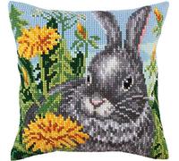 Collection D'Art Cushion KIT/Sun DANDELIONS/40 X 40, Multi, 40 x 40cm