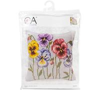 Collection D'Art Needlepoint KIT Pansies, One Size