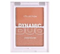 Collection Cosmetics Dynamic Duo Eyeshadow, Eye Makeup, Cream-to-Shadow Formula, 2.8g, Plum Luxe