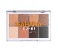 Collection Cosmetics Intensely Pigmented Colour Eye Shadow Palette with 8 Stunning Shades, Matte and Metallic, 8.8g, Sahara Dunes
