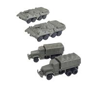 Collection of 4 Vehicle Building 1/144 Scale for, Style L