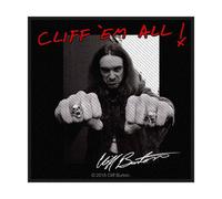 Collection Patch Cliff Em All Band Logo new Official 10cm x 7.5cm woven sew on | Size: 10 cm x 7.5 cm Collection Multicolor 10 cm x 7.5 cm