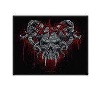 Collection Patch Demonic Band Logo Official New Black Woven Cotton (10cm x 7.5cm) | Size: 10 cm x 7.5 cm Collection Black 10 cm x 7.5 cm