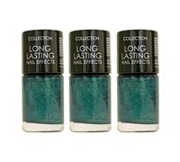 Collection Women's Lasting Colour Nail Polish Peacock (34) - Set of 3 Collection Peacock (34)