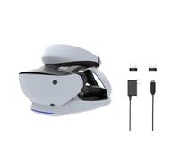 Collective Minds PSVR2 Showcase Premium PSVR2 Charger and Display Stand (Includes AC Adapter for Fastest Charging)