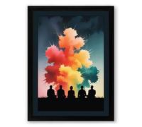 Collective Wonder Modern Framed Wall Art Print A3 (42×29.7cm) Black, Wall Decor for Living Room, Bedroom, Office & Home, Ready to Hang, Art Gift