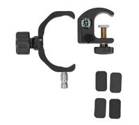 Collector Bracket with Compass for iHand30, RTK GPS Range Pole Cradle Mount Holder, Universal Adjustable Aluminum Alloy Bracket with Metal Screws for 20mm - 38mm Rods