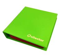 Collector Coin Album for Mix sizes coins from small till large coin - with pages and red dividers + index (Album for 221 coins, PASTEL LIME)