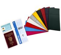 COLLECTOR - Multifunctional Case for Travel documents, ID, Plane Ticket, Passport, Business Card, Holiday Travel Agency, Document Wallet - Multicolor (Claret)