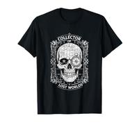 Collector of Lost Worlds Skull Compass Map Explorer T-Shirt