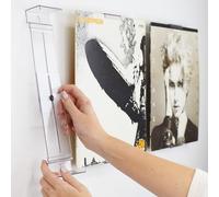 CollectorMount Album Mount 2 Pack, Vinyl Record Shelf Stand and Wall Mount Display, Invisible and Adjustable