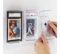 CollectorMount Card Mount 4 Pack, for Graded PSA Trading and Sports Cards, Shelf Stand or Wall Mount Display