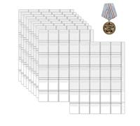 Collectors Coin Book, Coin Collecting Album, New Year Gift Coin Collector's Book - Portable and Transparent for Stamps, Trading Cards and Currency