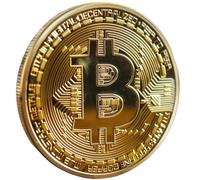 Collector's Edition Bitcoin Coin - Commemorative Cryptocurrency Collectible in Protective Acrylic Display Case - Perfect for Crypto Enthusiasts, Coin Collectors, and Gifts