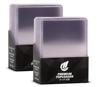 collectXP - Toploader 3 x 4 inches - Premium Protective Cases for All TCG & Trading Cards, Thick Trading Card Sleeves, Transparent Card Protective Sleeves (Compatible with Magic, Pokemon, Yu-Gi-Oh! &