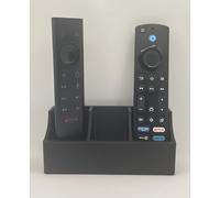 Colledge-Shop Remote Control Holder Caddy Storage Organizer TV, Free-standing, 3 compartment (Small)
