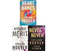 Colleen Hoover Collection 3 Books Set (Never Never, Heart Bones, Without Merit)