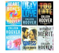 Colleen Hoover Collection 6 Books Set (Heart Bones, Without Merit, November 9, Ugly Love, Too Late, Confess)