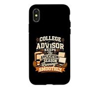 College Advisor Keeps The Application Season On Track Case for iPhone X/XS