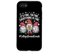 College Bound Coach Gnome Everything Is Fine Funny Christmas Case for iPhone SE (2020) / 7/8
