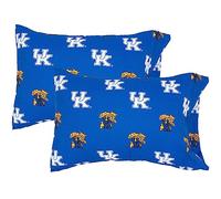 College Covers Everything Comfy Kentucky Wildcats Pillowcase Pair, Standard, 20" x 30", Includes 2 Pillowcases