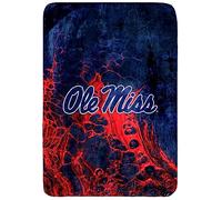College Covers Everything Comfy Ole Miss Rebels Color Swept Soft Throw Blanket, 30" x 40"