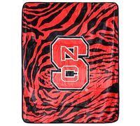 College Covers NC State Wolfpack Raschel Throw Blanket, 60 in by 50 in