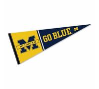 College Flags & Banners Co. Michigan Wolverines Go Blue Pennant