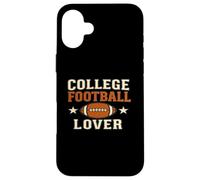 College Football Lover Case for iPhone 16 Plus