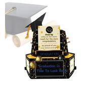 College Graduation Card,3D Congratulations for Graduates | Greeting Card for Graduates,For Friends Colleagues Events Students Institute College Dinner Banquets