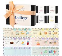 College Graduation Gifts Card Book-Care Package for Graduates,Graduation Gifts 2025,26pcs Open When envelopes,College Survival Gift Card Book,Personalized Gift for Student, Cash Money Holder, Blue