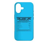 College Life Nutrition Facts Funny University Student Humor Case for iPhone 17