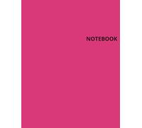 College Lined Notebook: College ruled notebook, great for school and office, colorful, lined ~ 8.5x11 inches , 100 pages, 1 subject