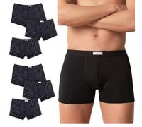 College Men's Boxer Briefs in Pure Cotton Jersey Premium Breathable Made in Italy Hypoallergenic Tested Against Bad Odours Made in Italy 12/6/3 Pieces, 6pcs Black, XXL