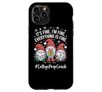 College Prep Coach Gnome Everything Is Fine Funny Christmas Case for iPhone 11 Pro