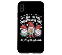 College Prep Coach Gnome Everything Is Fine Funny Christmas Case for iPhone XS Max
