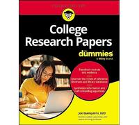 College Research Papers For Dummies