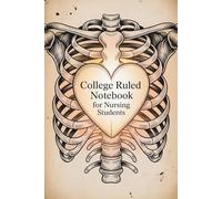 College Ruled Notebook for Nursing Students: 6×9", 100 lined pages - ideal for lecture notes, clinical shifts & study prep