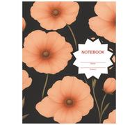 College Ruled Notebook: Pink Flower/ Journal/ Composition/ 120 pages