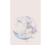 College Student Notebook | 120 pages | Moon, Stars and Happiness: A classic companion for classrooms, planners, and study sessions