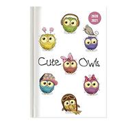 Collegetimer Cute Owls 2020/2021 - Schüler-Kalender A6 (10x15 cm) - Eule - Day By Day - 352 Seiten - Terminplaner - Notizbuch - Alpha Edition: Schüler-Kalender A6 - Eule (Collegetimer A6 Daily)