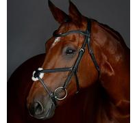 Collegiate ComFiTec Opulux Plain Padded Grackle Bridle, Black, Cob