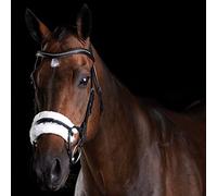 Collegiate ComFiTec Sheepskin Bridle, Black, Warmblood