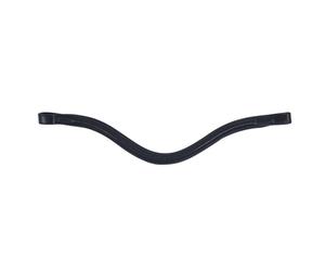 Collegiate Curved Raised Browband IV - Black - Cob