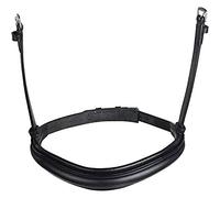 Collegiate Mono Crown Cavesson Noseband - Black - Warmblood