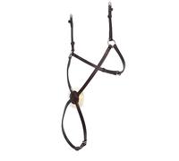 Collegiate Mono Crown Grackle Noseband - Brown - Cob
