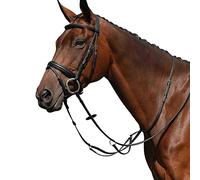 Collegiate Syntovi Plain Flat Running Martingale - Black - Cob