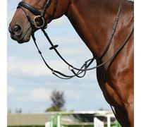 Collegiate Syntovi Plain Flat Running Martingale - Black - Size: Pony